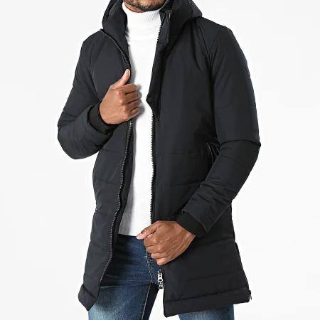 Wholesaler MACKTEN - Long navy puffer jacket