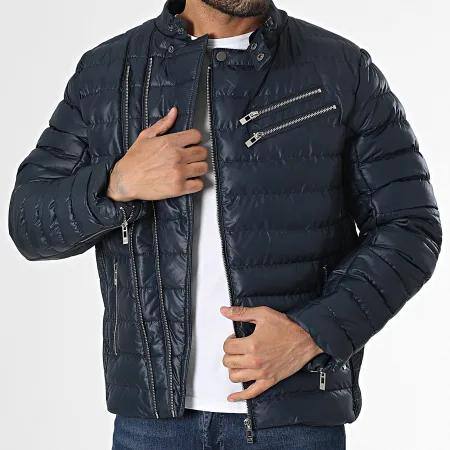 Wholesaler MACKTEN - Men's matte navy puffer jacket