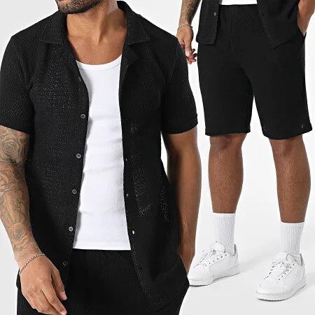 Wholesaler MACKTEN - Beige mesh shorts shirt
