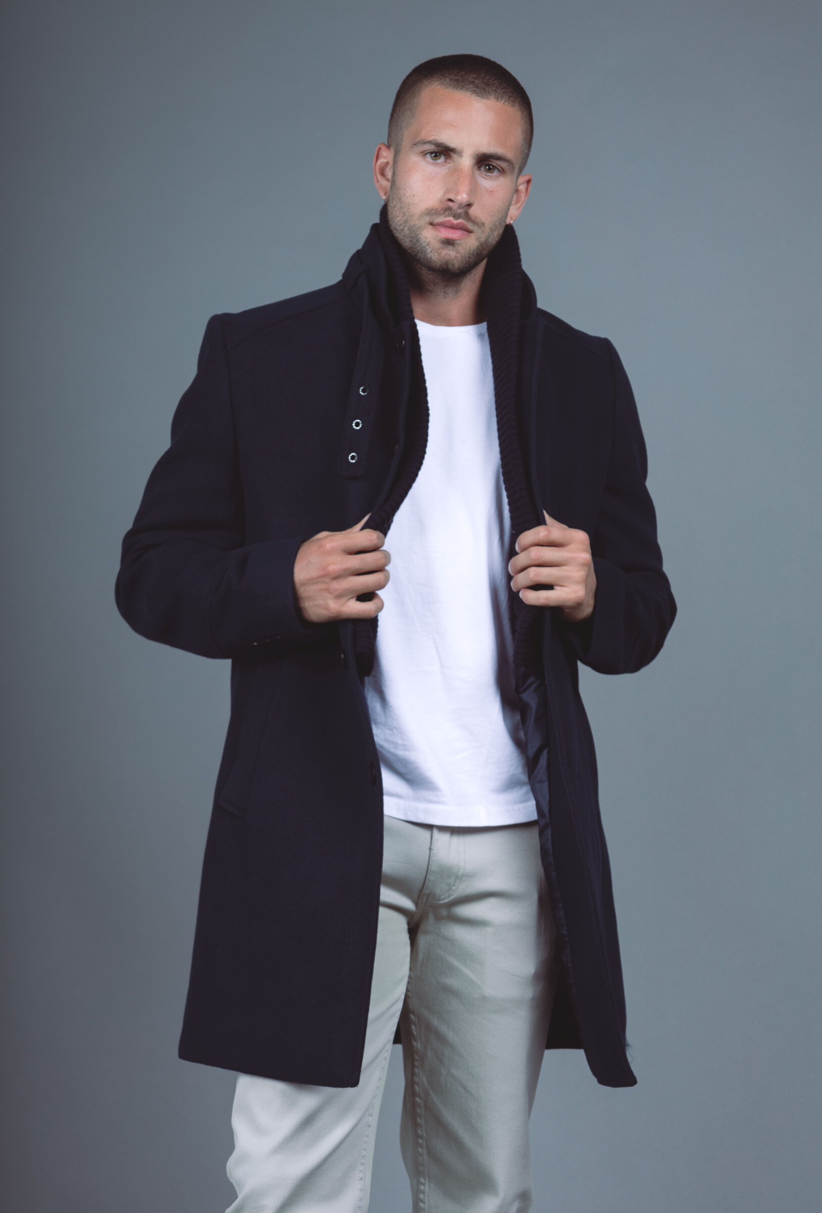 Wholesaler MACKTEN - Mao collar coat