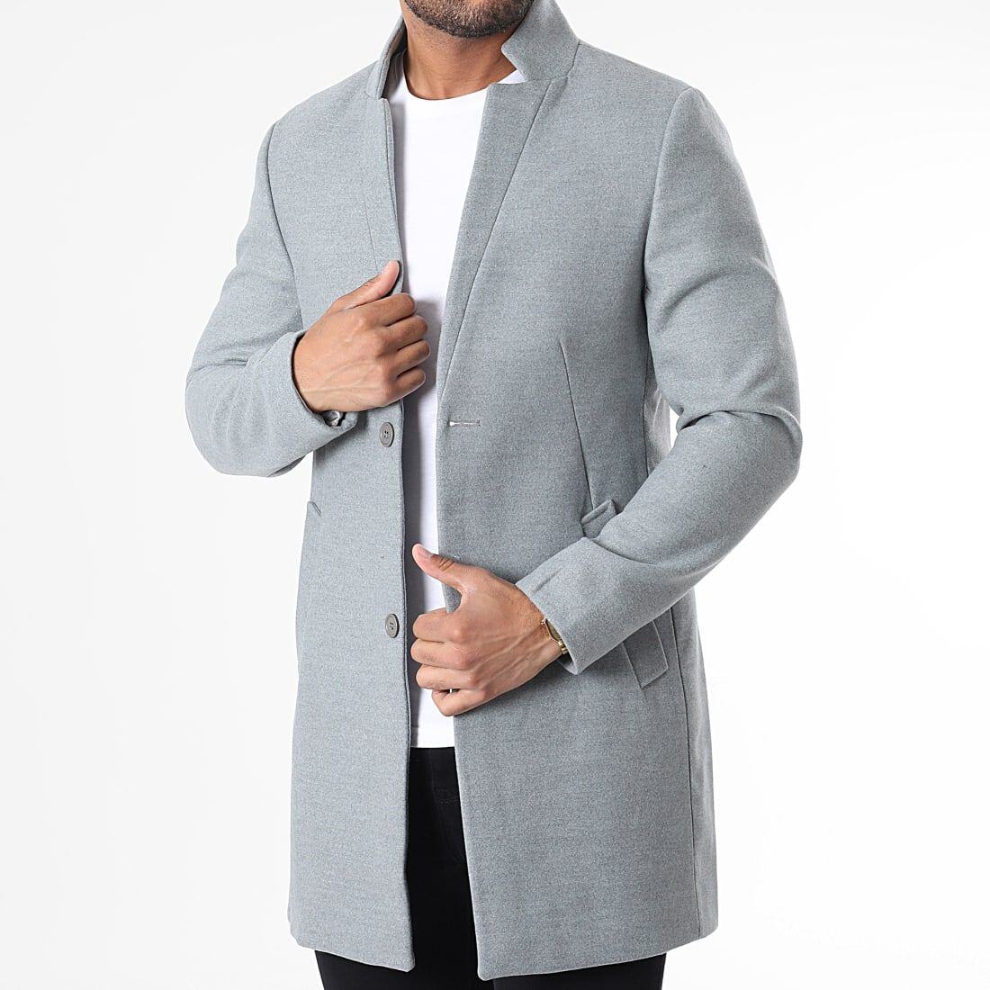 Wholesaler MACKTEN - Men's long grey coat