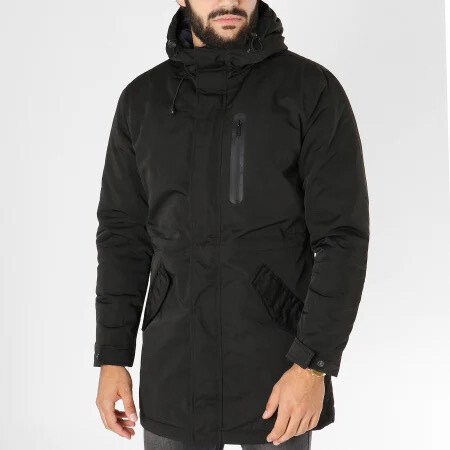 parka homme marine - Noir - 2 - grand format