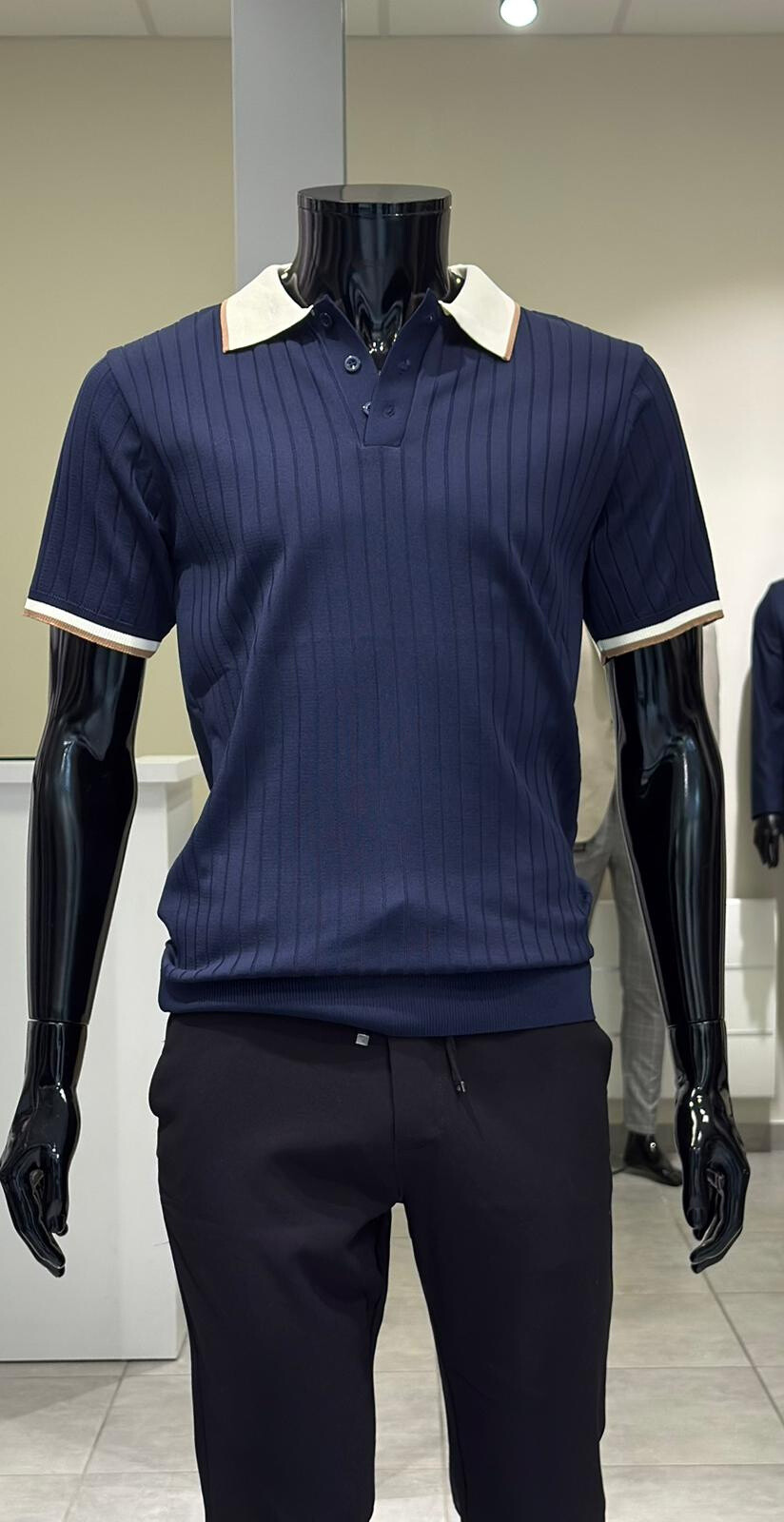 Grossista MACKTEN - Polo uomo blu navy