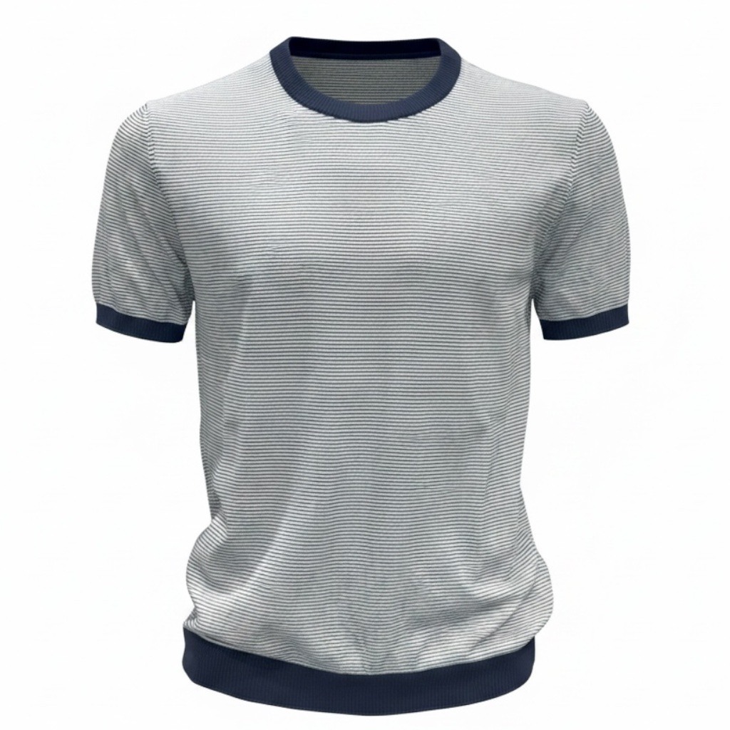 Mayorista MACKTEN - Camiseta marinera para hombre