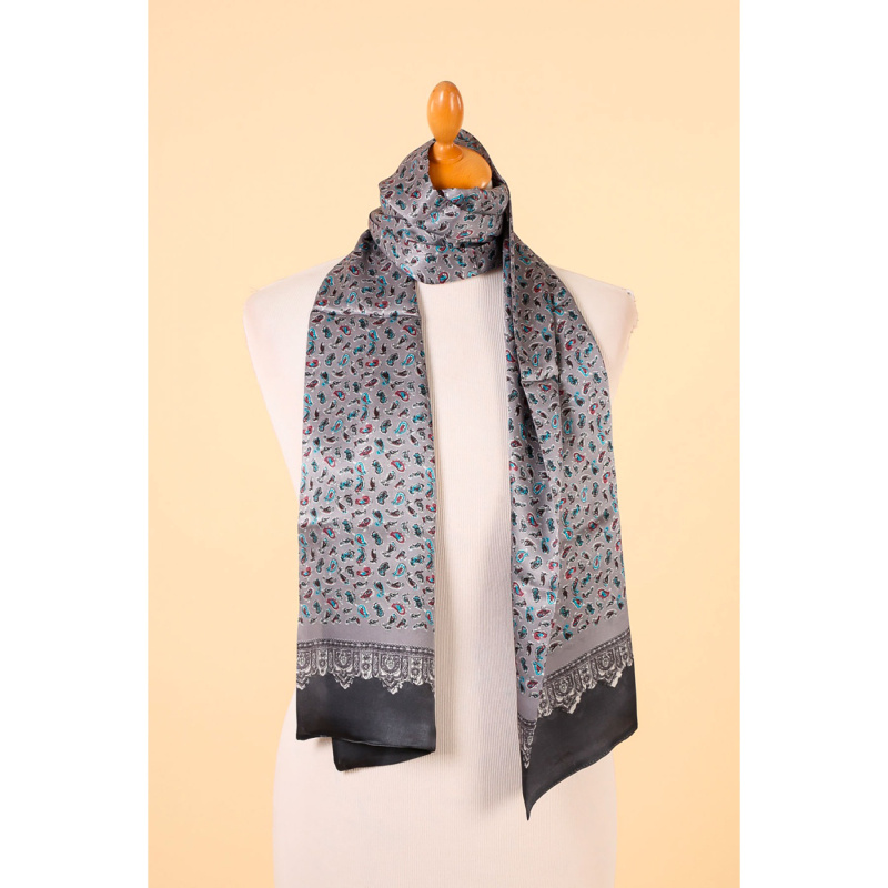 Wholesaler Maison Fanli - Lined silk scarf