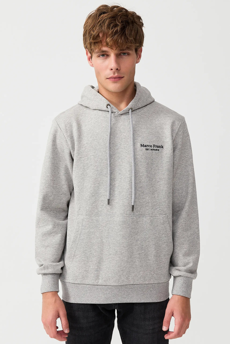 Wholesaler Marco Frank - Hooded sweatshirt with embroidered logo