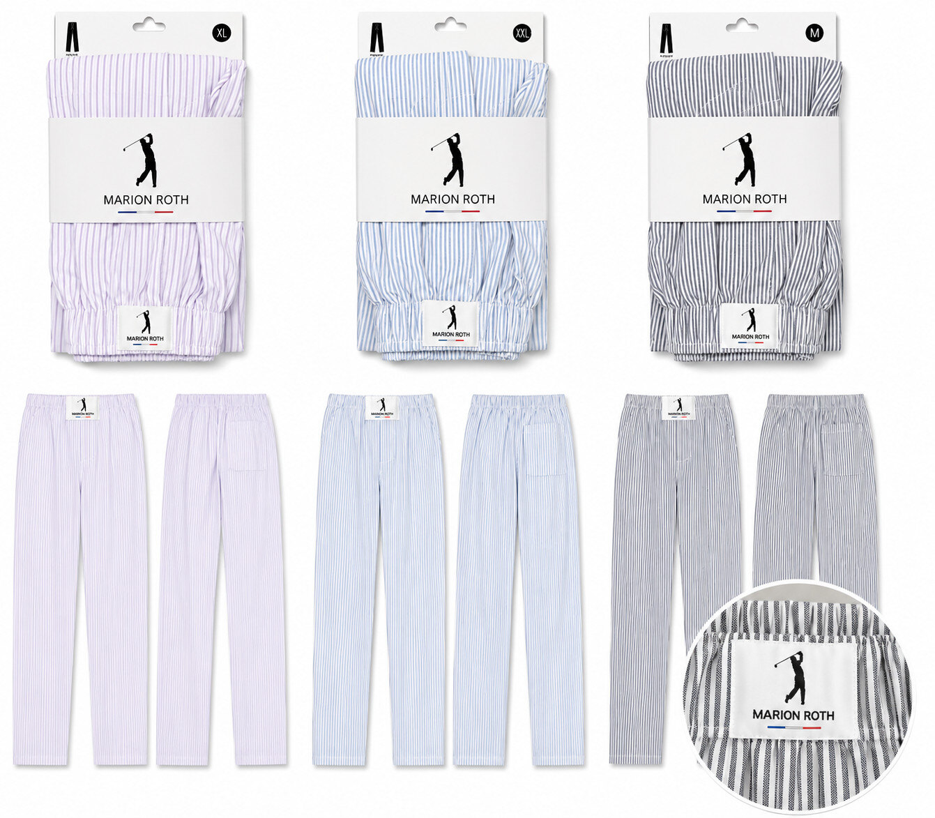 Grossiste MARION ROTH - PANTALONS DE PYJAMA EN COTON MARION ROTH