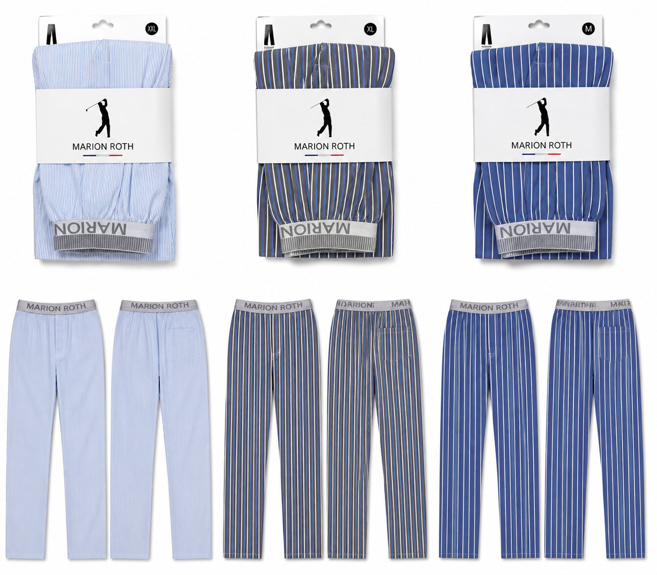 Grossiste MARION ROTH - PANTALONS DE PYJAMA EN COTON MARION ROTH MR02