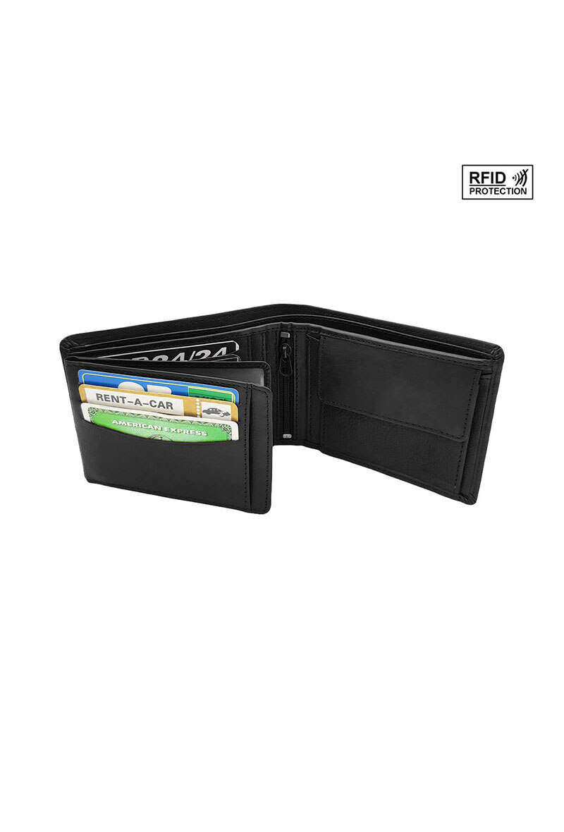 Wholesaler Maromax - Italian rfid leather wallet