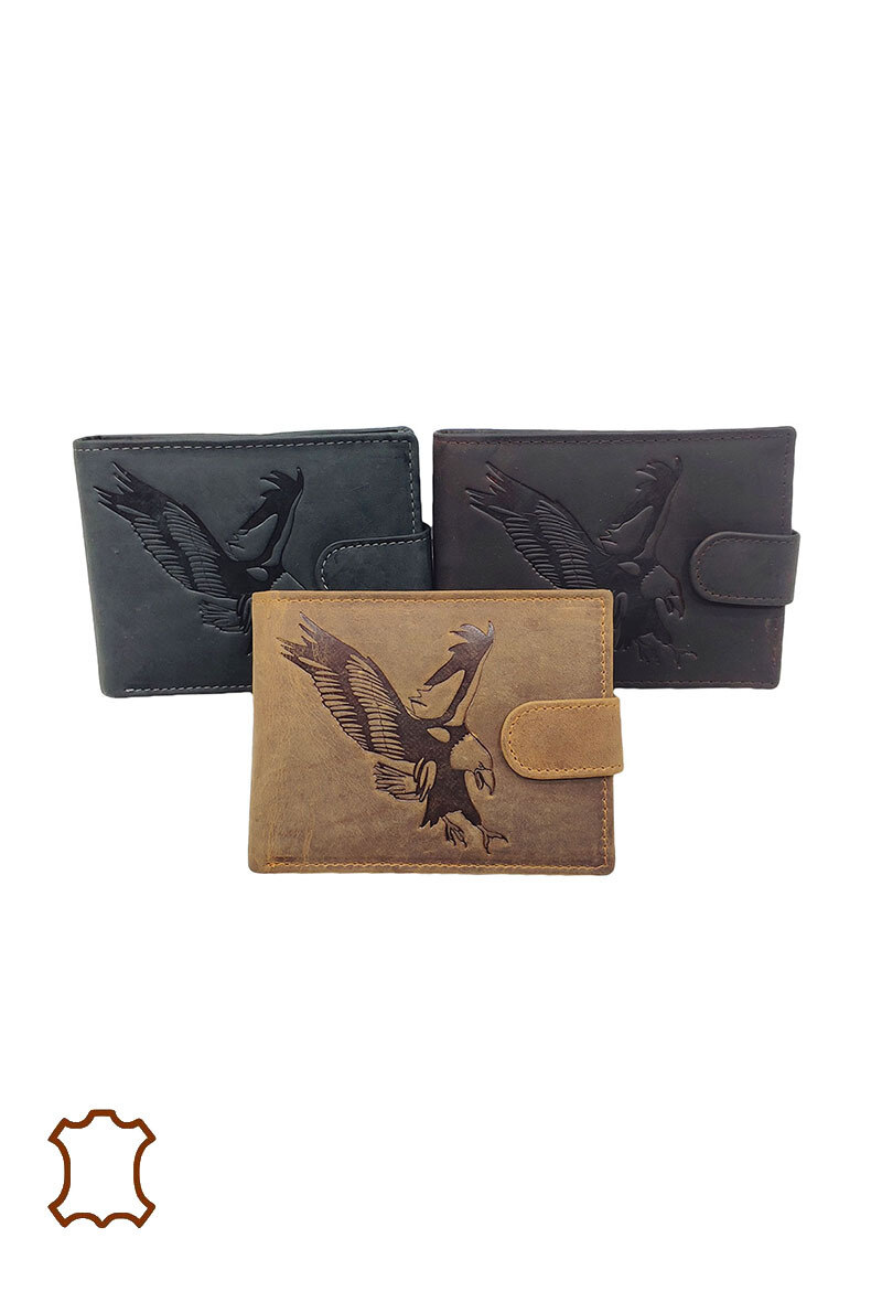 Wholesaler Maromax - Oily leather eagle coin purse