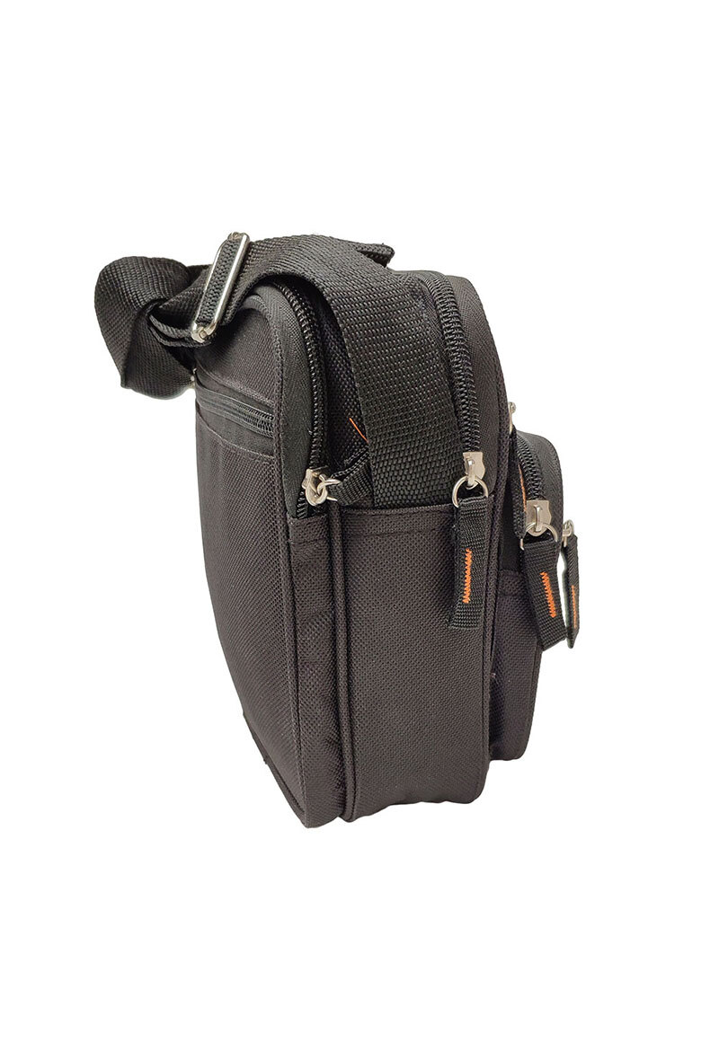 Pochette bandoulière toile - Black - 3 - large format