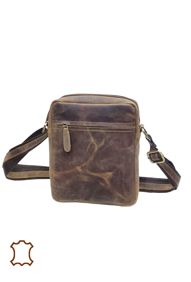 Grossiste Maromax - Sac bandoulière vintage cuir gras