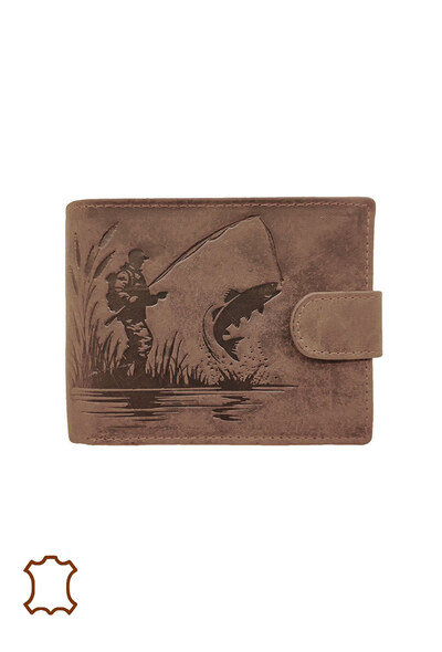Grossiste Maromax - Porte-monnaie la pêche cuir gras Grossiste Maromax - Porte-monnaie la pêche cuir gras
