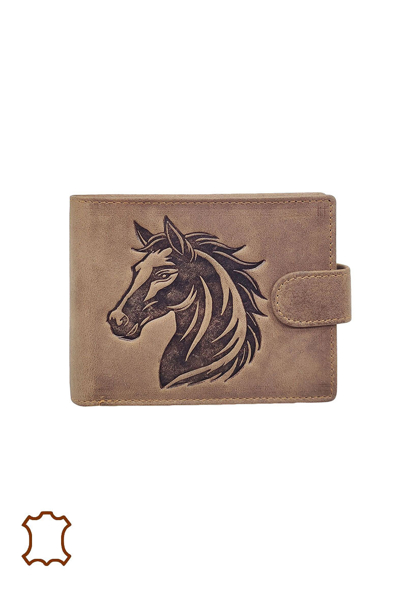 Mayorista Maromax - Billetera de caballo de cuero gordo