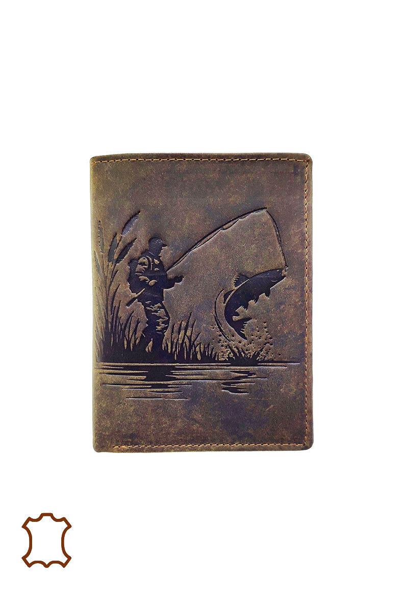Wholesaler Maromax - Oily leather fishing wallet