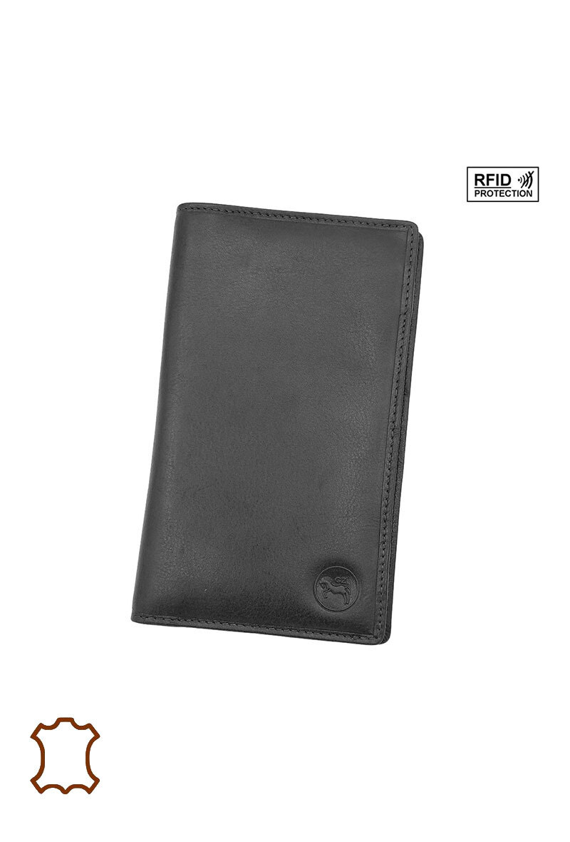 Mayorista Maromax - Porta chequera corto de cuero con RFID