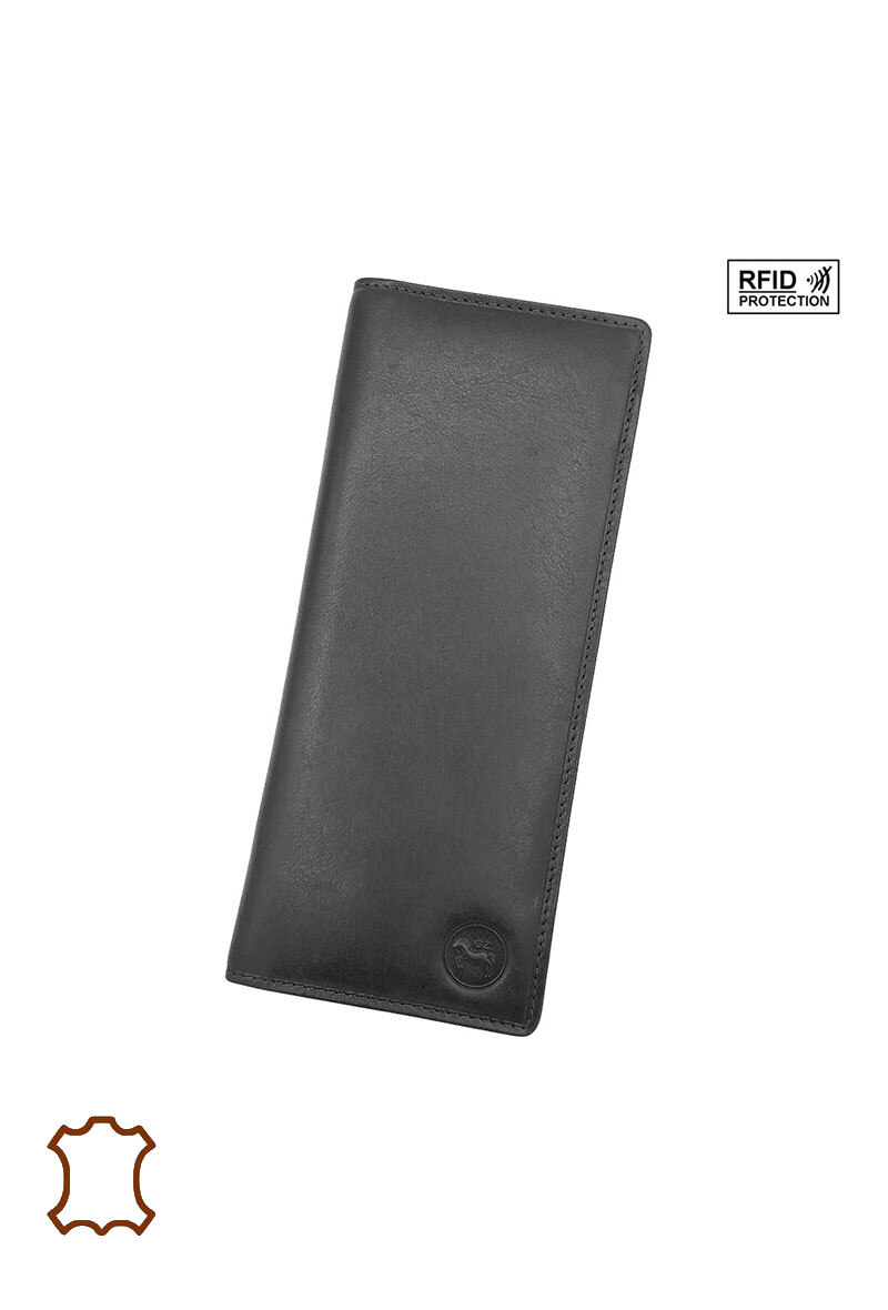 Grossiste Maromax - Porte-chéquier long rfid cuir