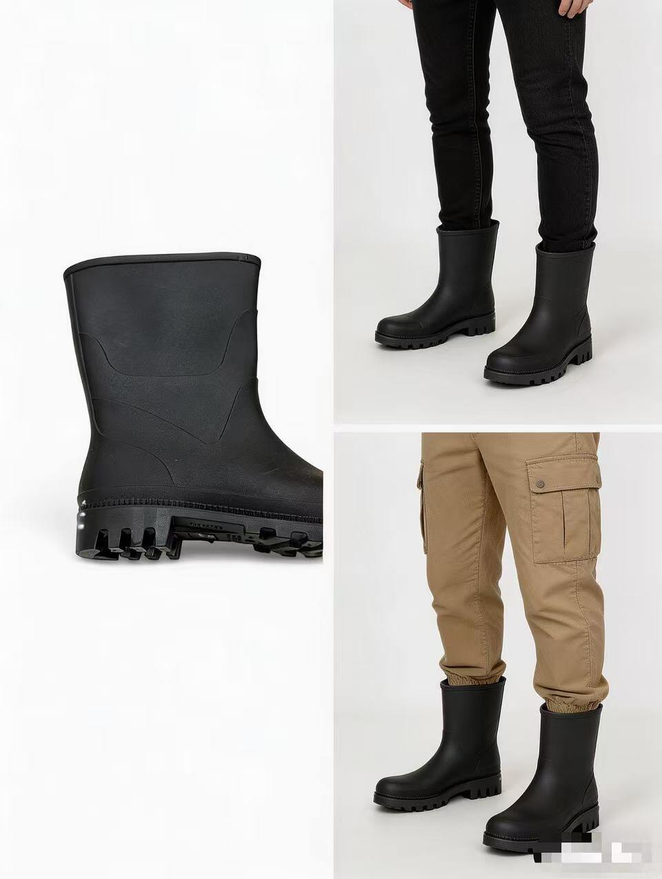 Großhändler MARTINA SHOES - Herren-Regenstiefel mit niedrigem Absatz