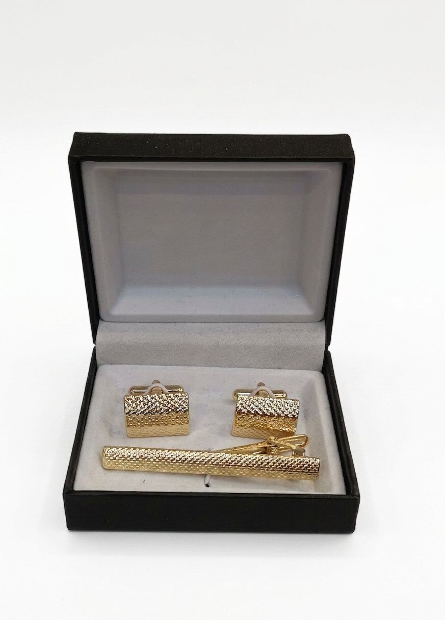 Grossiste Massiliano Sergio - Coffret bouton manchette avec une pince cravate Massiliano Sergio