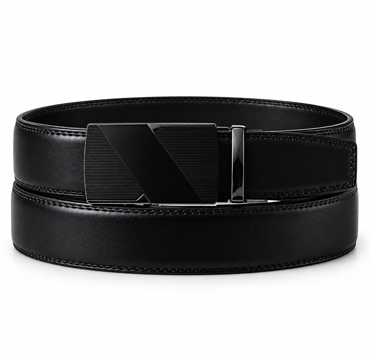 Grossiste Massiliano Sergio - Ceinture automatique croute de cuir de vachette Massiliano Sergio
