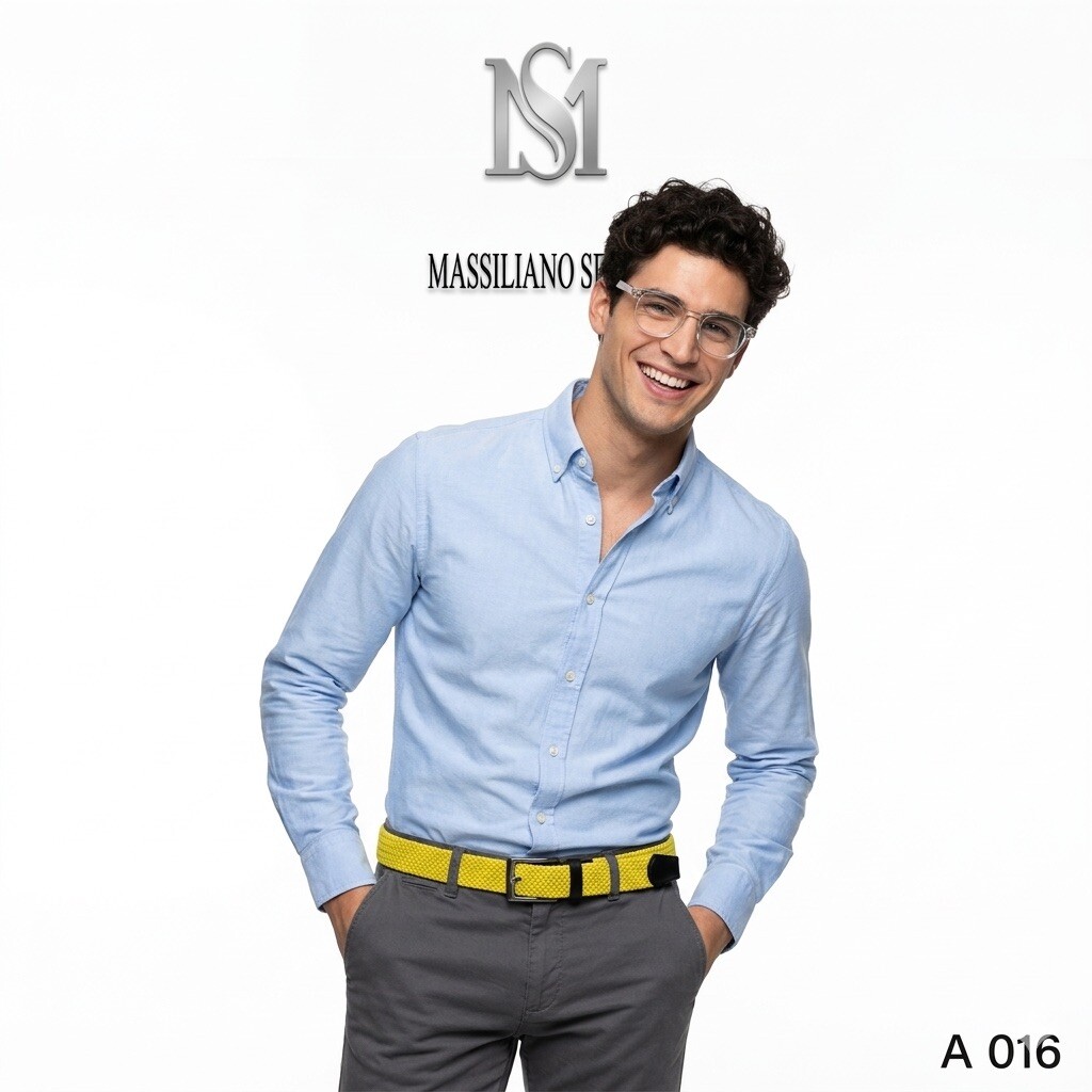 Wholesaler Massiliano Sergio - Elastic belt with cowhide split leather tip by Massiliano Sergio