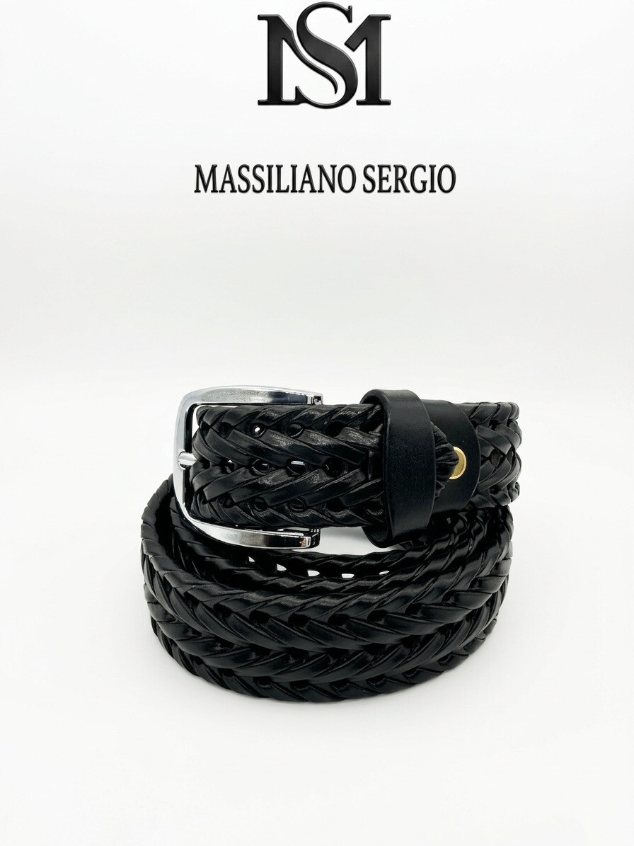 Wholesaler Massiliano Sergio - Braided buckle belt