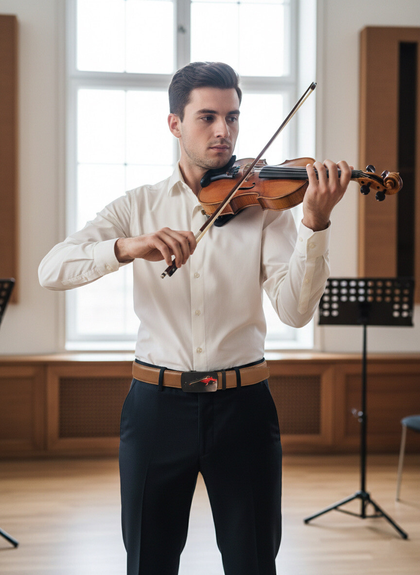 Großhändler Massiliano Sergio - Automatischer Gürtel mit Massiliano Sergio Violine