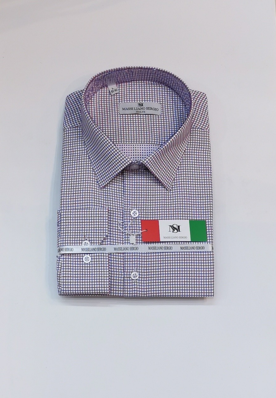 Grossista Massiliano Sergio - Camicia alla moda con motivo