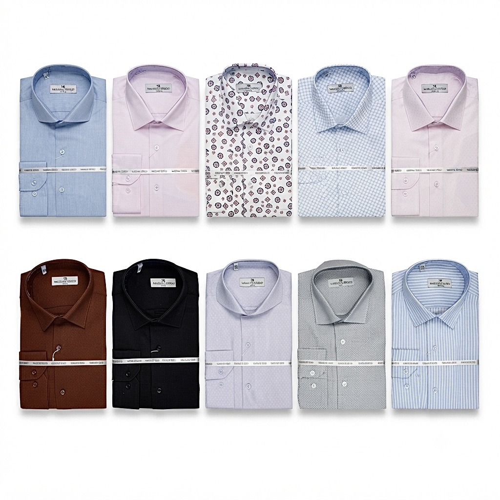 Grossista Massiliano Sergio - Camicia alla moda con motivo