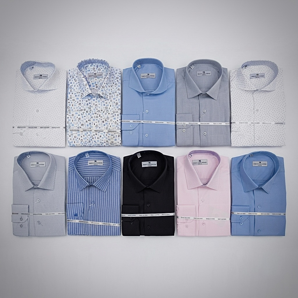 Grossista Massiliano Sergio - Camicia alla moda con motivo