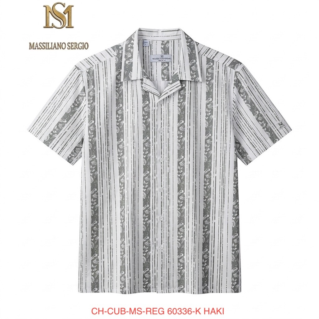 Wholesaler Massiliano Sergio - Cuban collar short-sleeve shirt