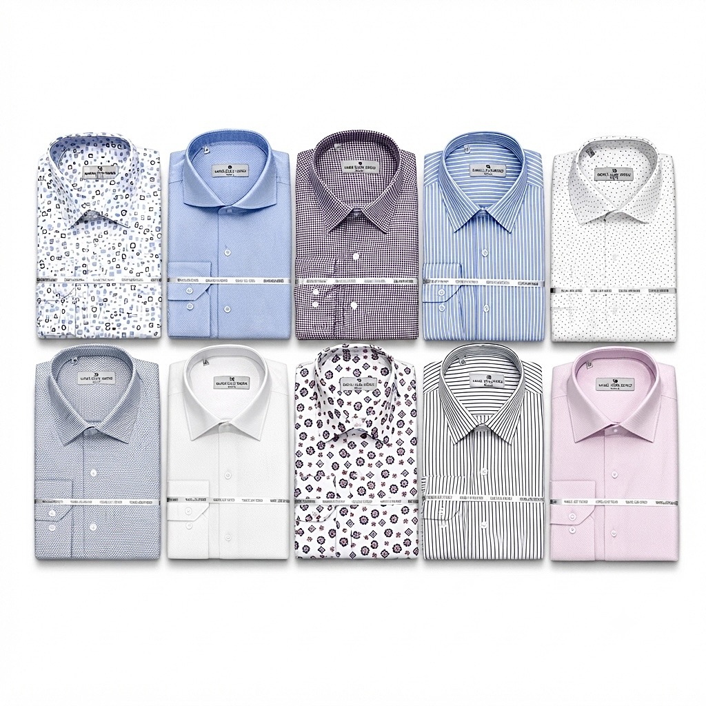 Grossista Massiliano Sergio - Camicia alla moda con motivo