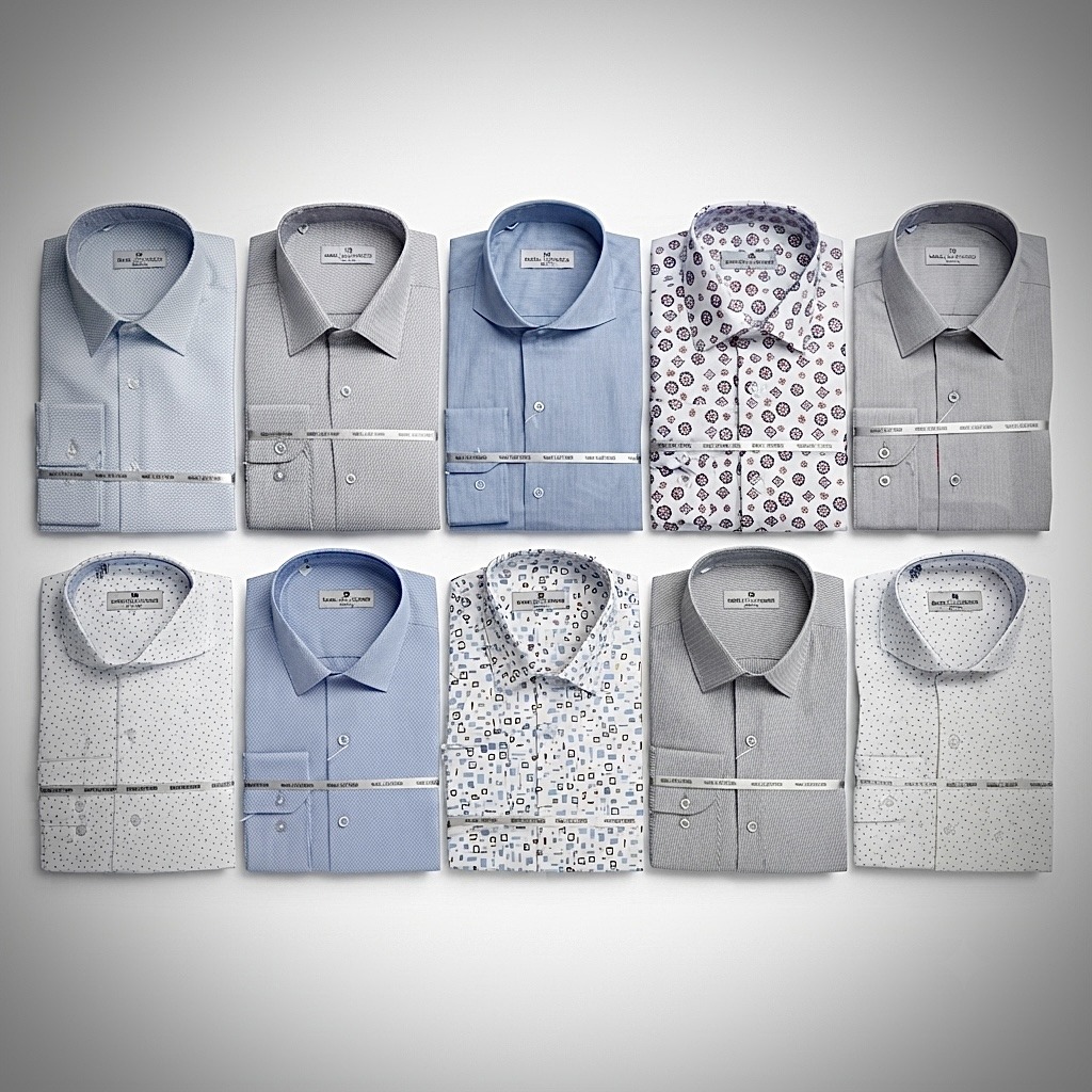 Grossista Massiliano Sergio - Camicia alla moda con motivo