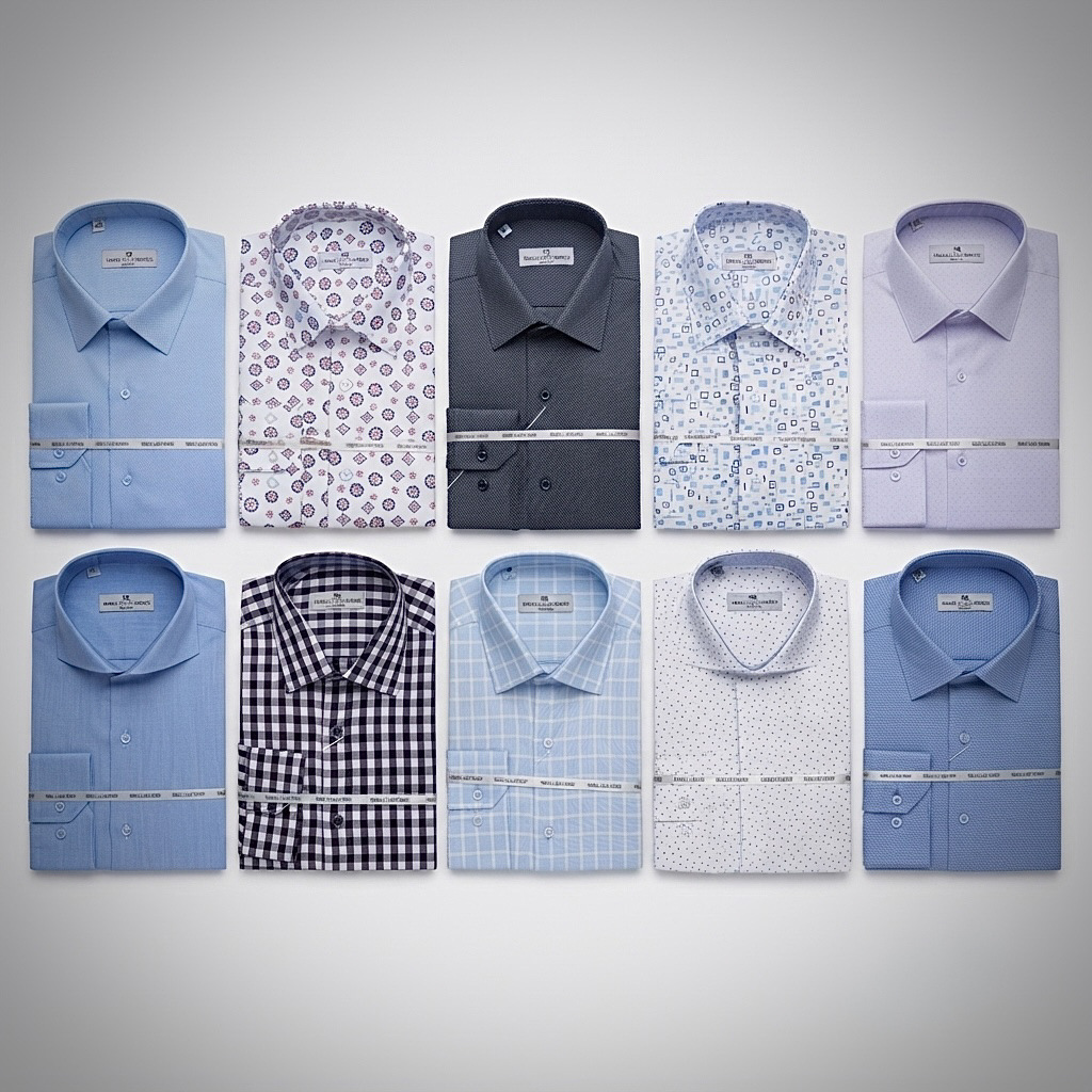 Grossista Massiliano Sergio - Camicia alla moda con motivo
