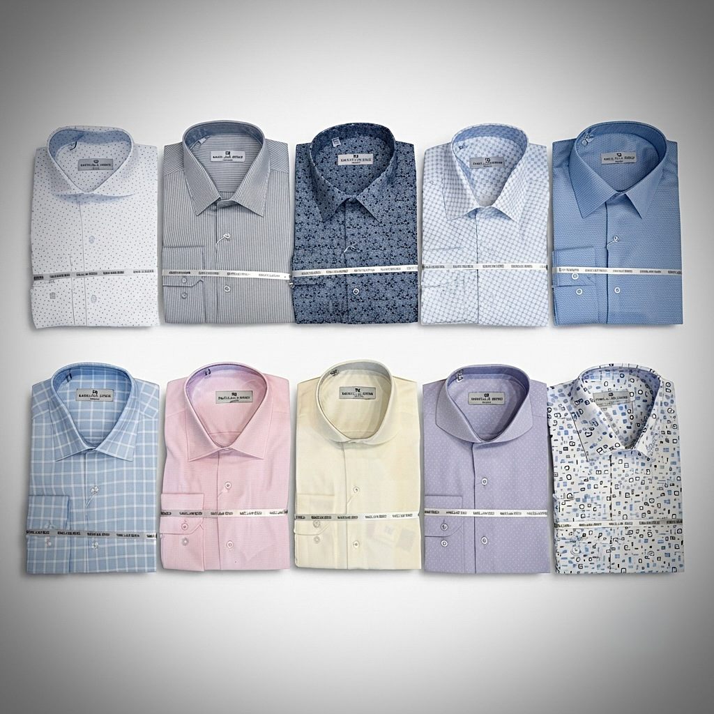 Grossista Massiliano Sergio - Camicia alla moda con motivo