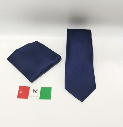 Wholesaler Massiliano Sergio - 8cm Tie with Pocket Square Wholesaler Massiliano Sergio - 8cm Tie with Pocket Square