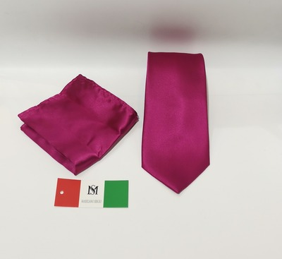 Wholesaler Massiliano Sergio - 8cm Tie with a Massiliano Sergio Pocket Square Wholesaler Massiliano Sergio - 8cm Tie with a Massiliano Sergio Pocket Square
