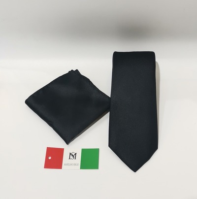 Wholesaler Massiliano Sergio - 8cm Tie with Massiliano Sergio Pocket Square Wholesaler Massiliano Sergio - 8cm Tie with Massiliano Sergio Pocket Square
