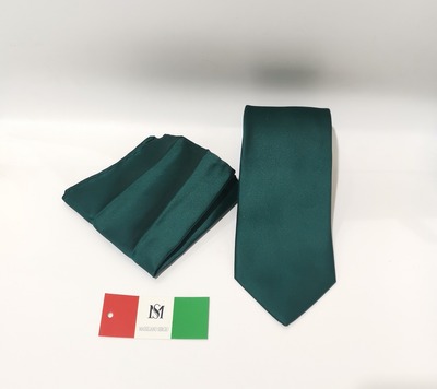 Wholesaler Massiliano Sergio - 8cm Tie with a Massiliano Sergio Pocket Square Wholesaler Massiliano Sergio - 8cm Tie with a Massiliano Sergio Pocket Square