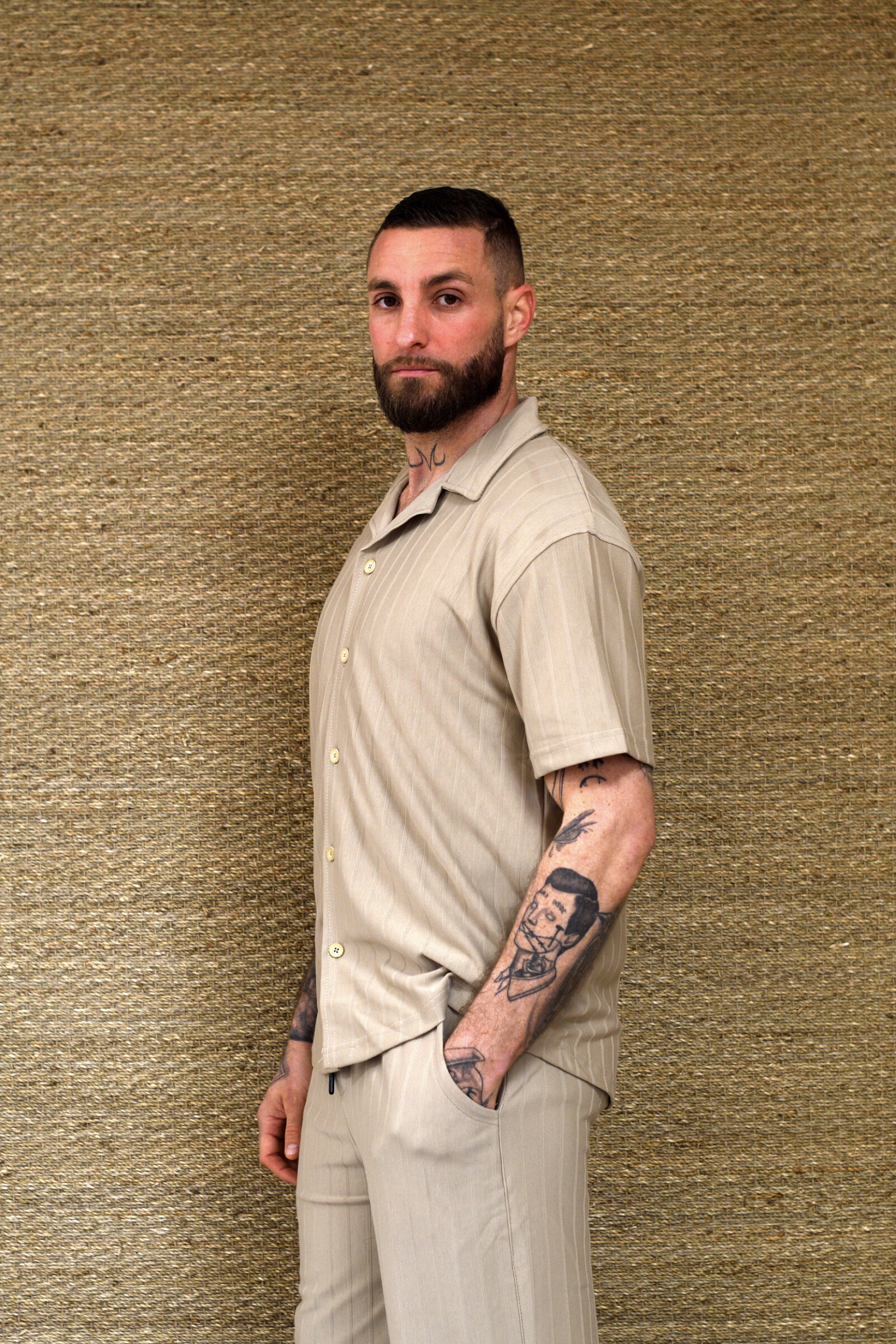 Mayorista Kharma - Camisa a rayas sin necesidad