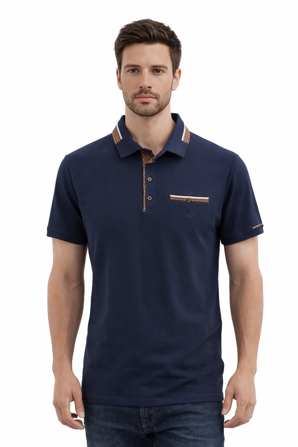 Großhändler MAXWAY - Kurzärmliges Poloshirt aus Baumwoll-Lycra
