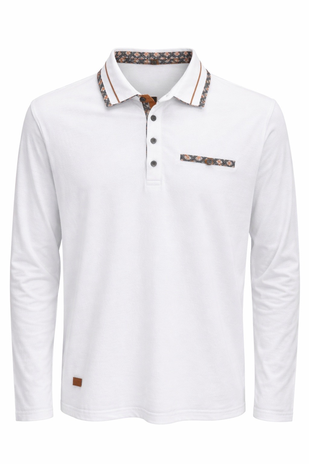 Großhändler MAXWAY - Langärmliges Poloshirt aus Baumwoll-Lycra