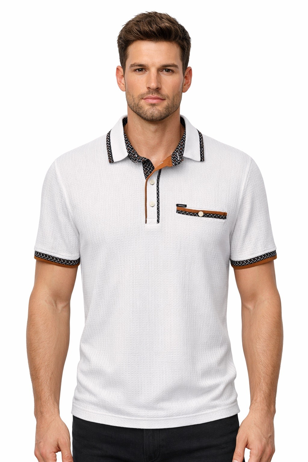 Großhändler MAXWAY - Kurzärmliges Poloshirt mit Prägung