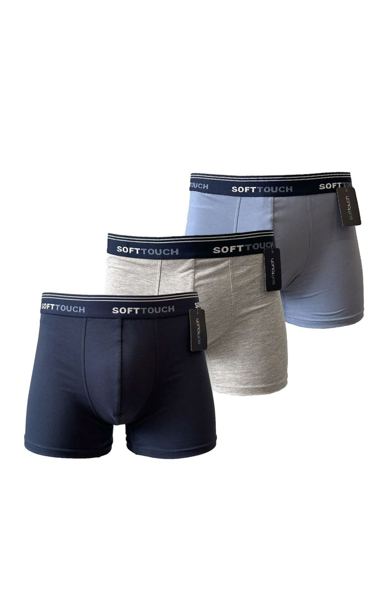 Wholesaler Mentex Homme - Men's plain cotton boxers