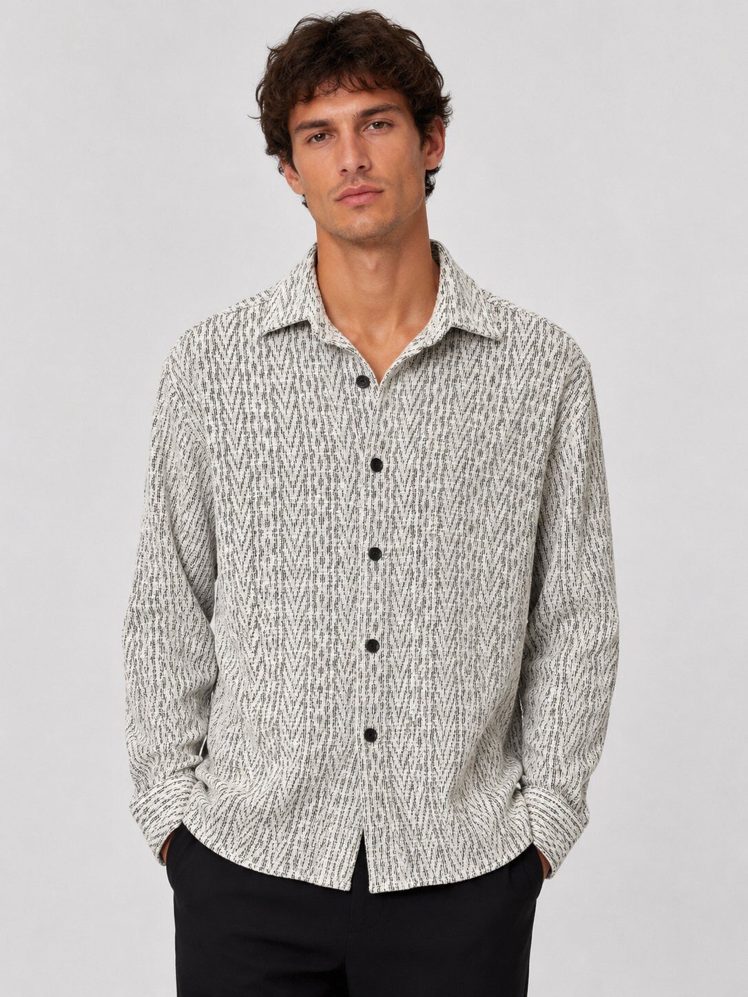 Wholesaler Mentex Homme - Classic Heather Gray Shirt