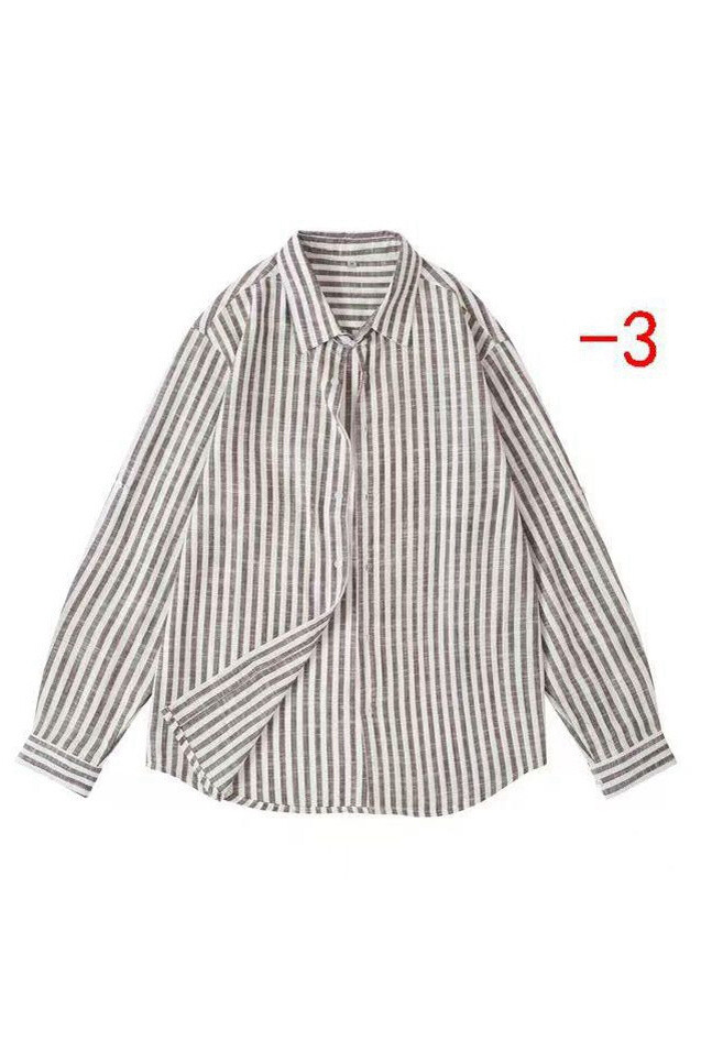 Grossiste Mentex Homme - CHEMISE LIN MANCHES COURTES HOMME EFFET RAYURE