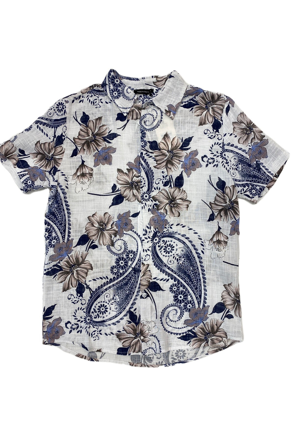 Wholesaler Mentex Homme - Men's semi-transparent shirt with pattern