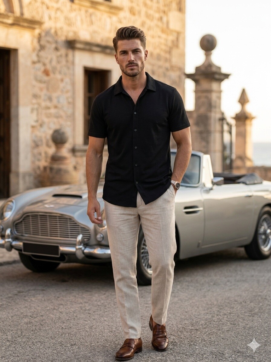 Wholesaler Mentex Homme - Short-sleeve shirts with buttons