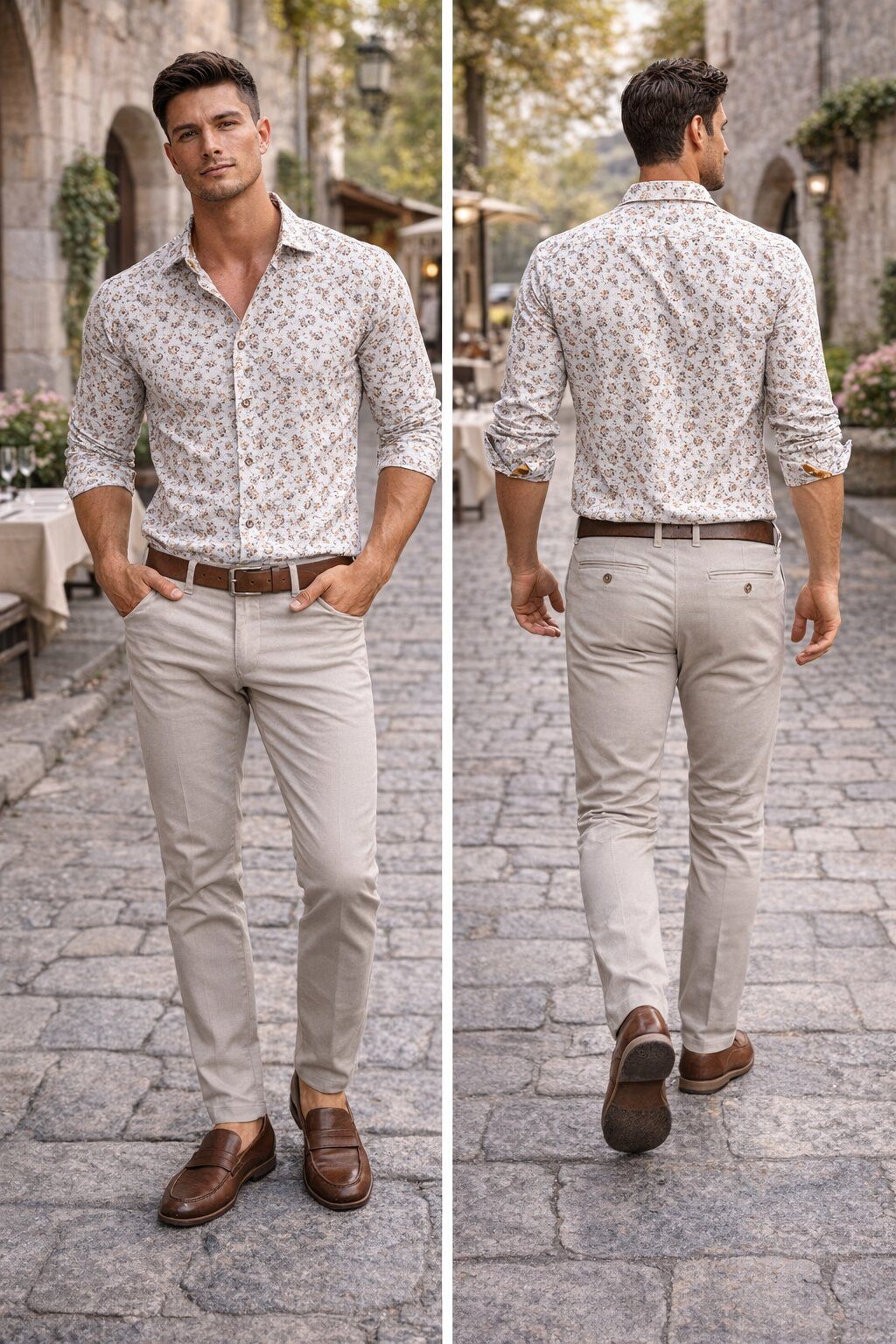 Wholesaler Mentex Homme - Elegant Men's Paisley Shirt