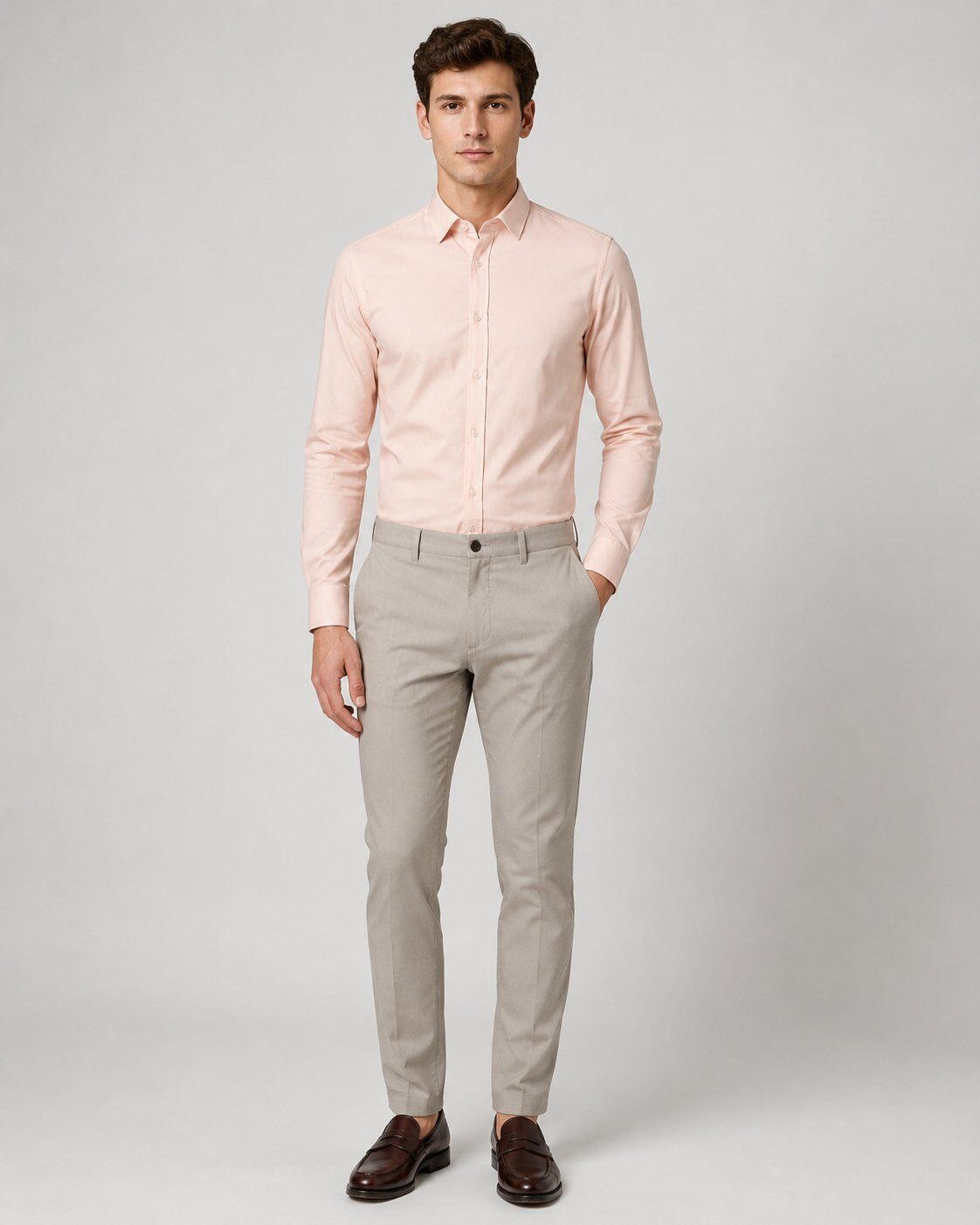 Grossista Mentex Homme - Camicia Rosa Eleganza Classica